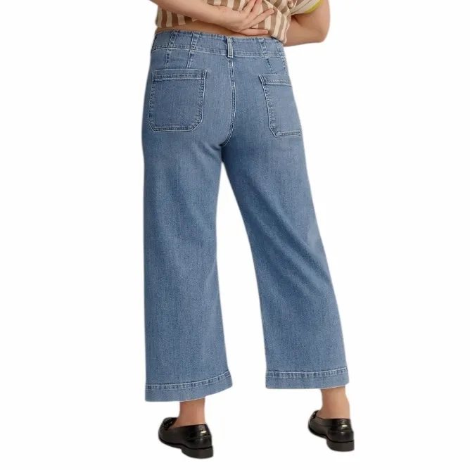 Maeve Anthropologie The Colette Wide Leg Crop Jeans High Rise Women’s Size 18W - Image 2