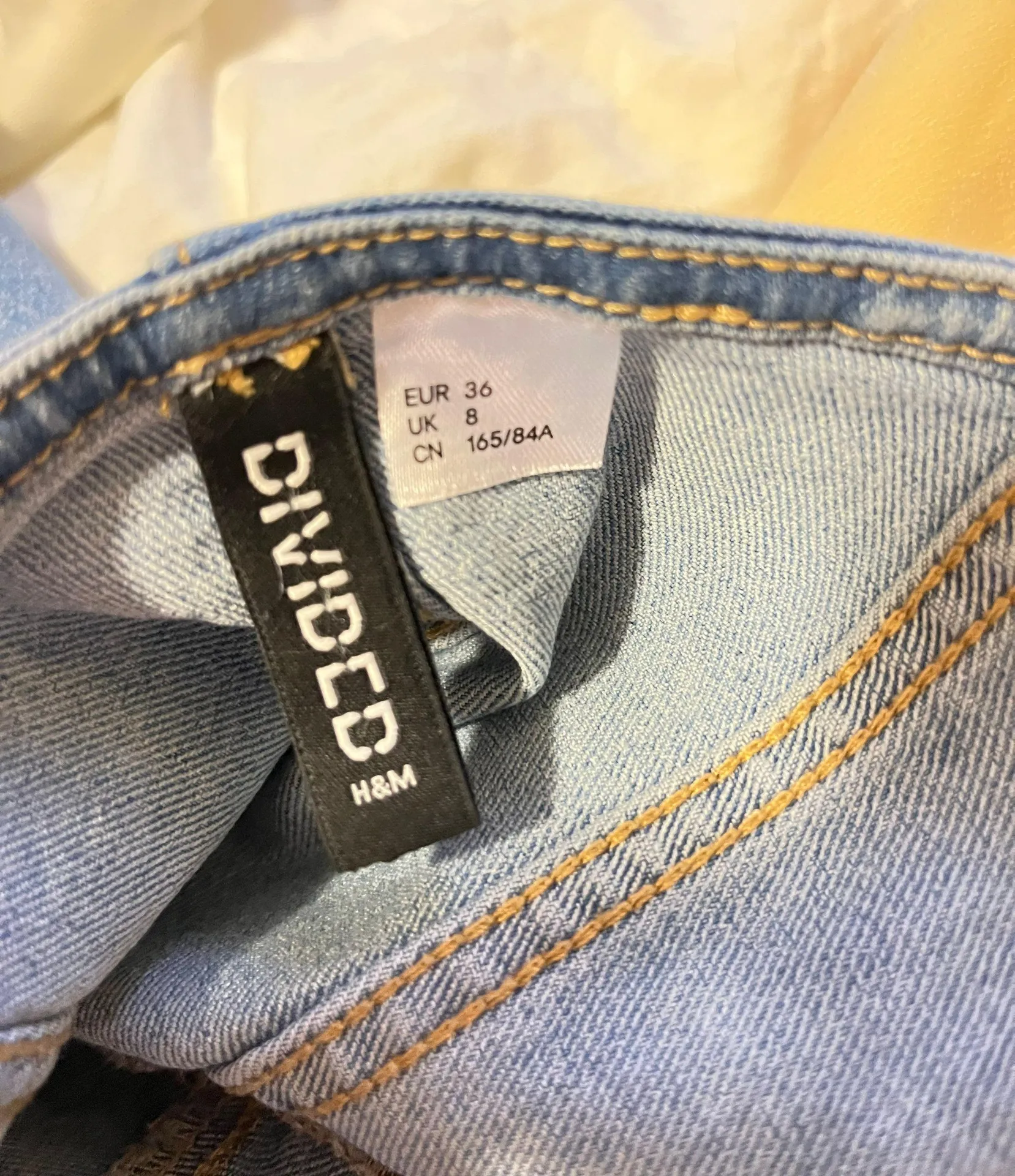 Denim Puff Sleeve Mini Dress - Image 3