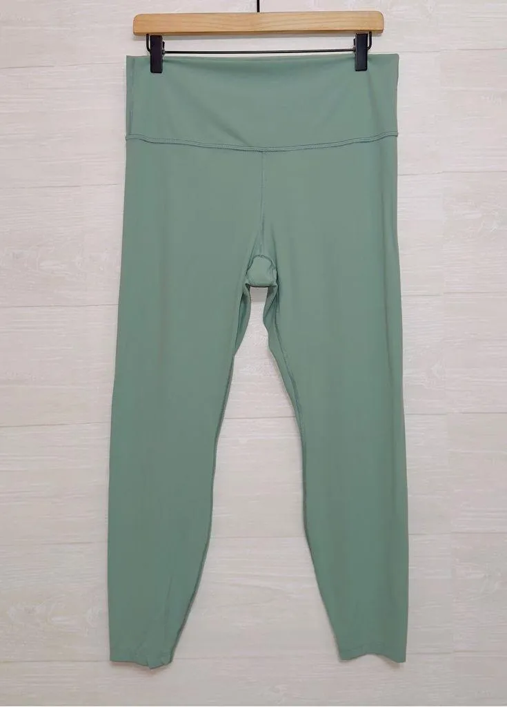 All in Motion Women's Sea Blue Green Everyday Soft Ultra High Rise 7/8 Leggings - Image 2