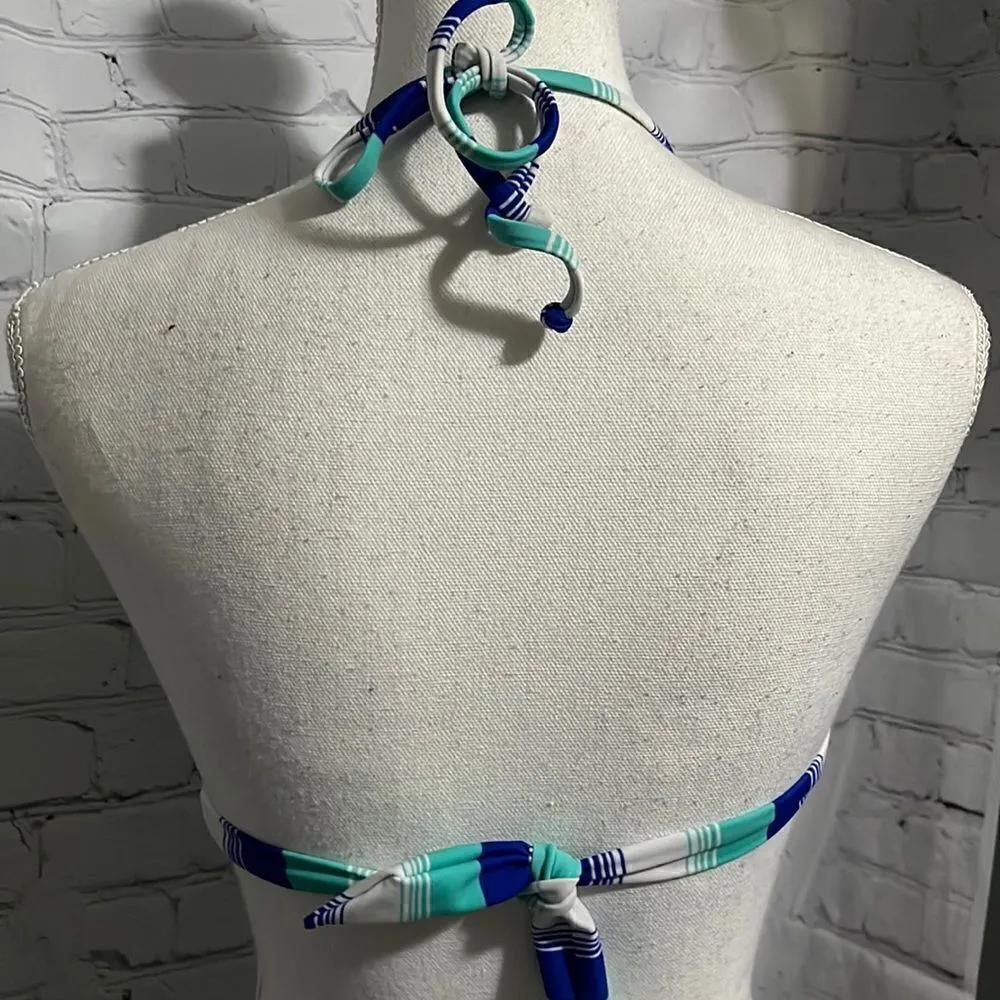 Hobie Striped Bikini Top - S - Image 2