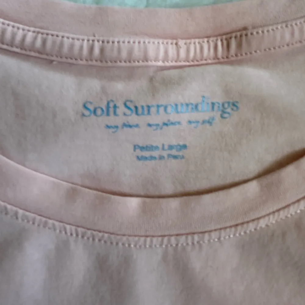 Soft Surroundings Pink Sleeveless Tank Top Relaxed Fit - Image 4