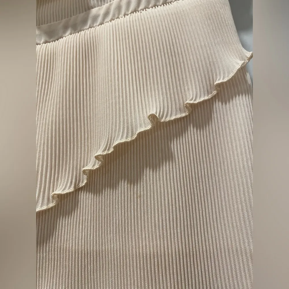 NWT Pins And Needles Cream Strapless Layered Tiered Ruffled Mini Party Dress - Image 9