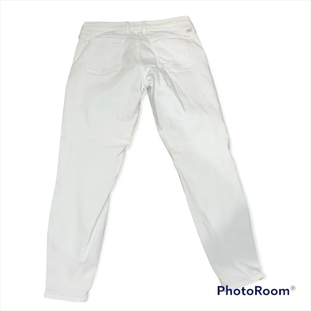 Lucky Brand White‎ Charlie Pencil Capri Jeans Size 8/29 - Image 5