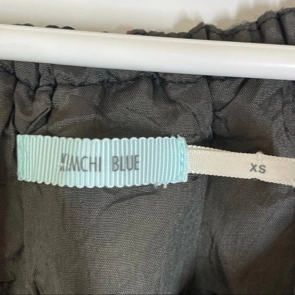 Anthropologie Kimchi Blue Petal Sleeve Floral Dress Size XS - Image 2