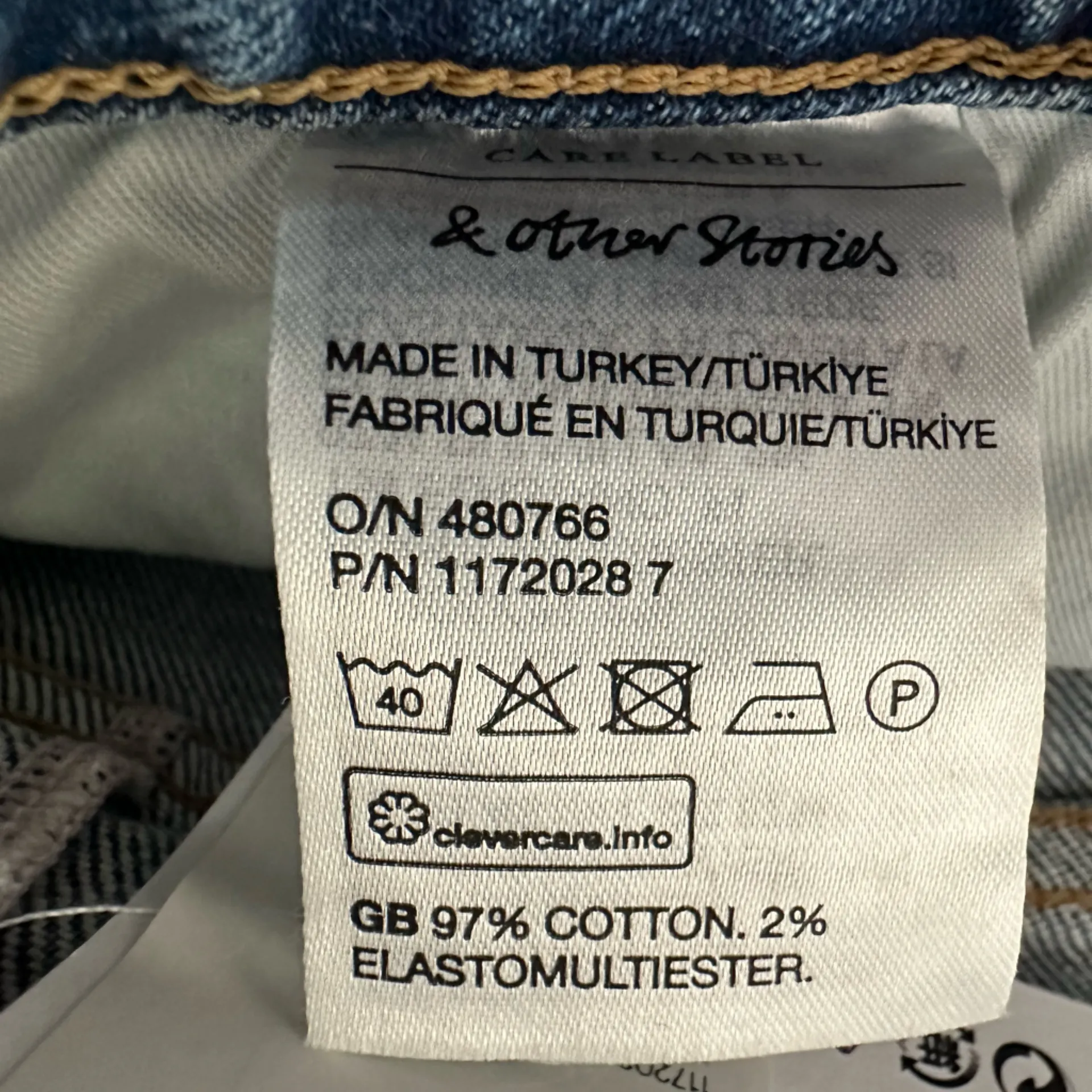 & other stories denim jeans size 28 - Image 6