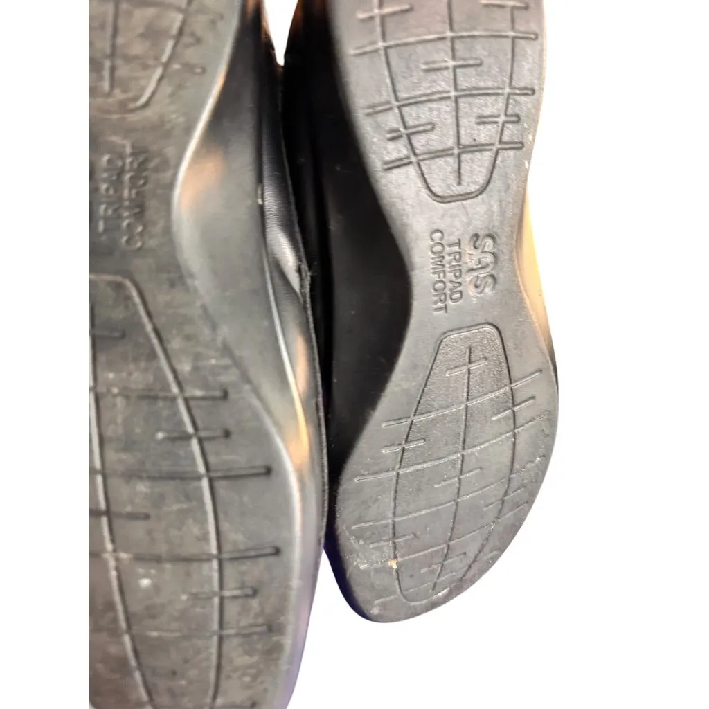 SAS Size 8 Tripad Orthotic Comfort Womens Leather Walking Shoes Black - Image 9