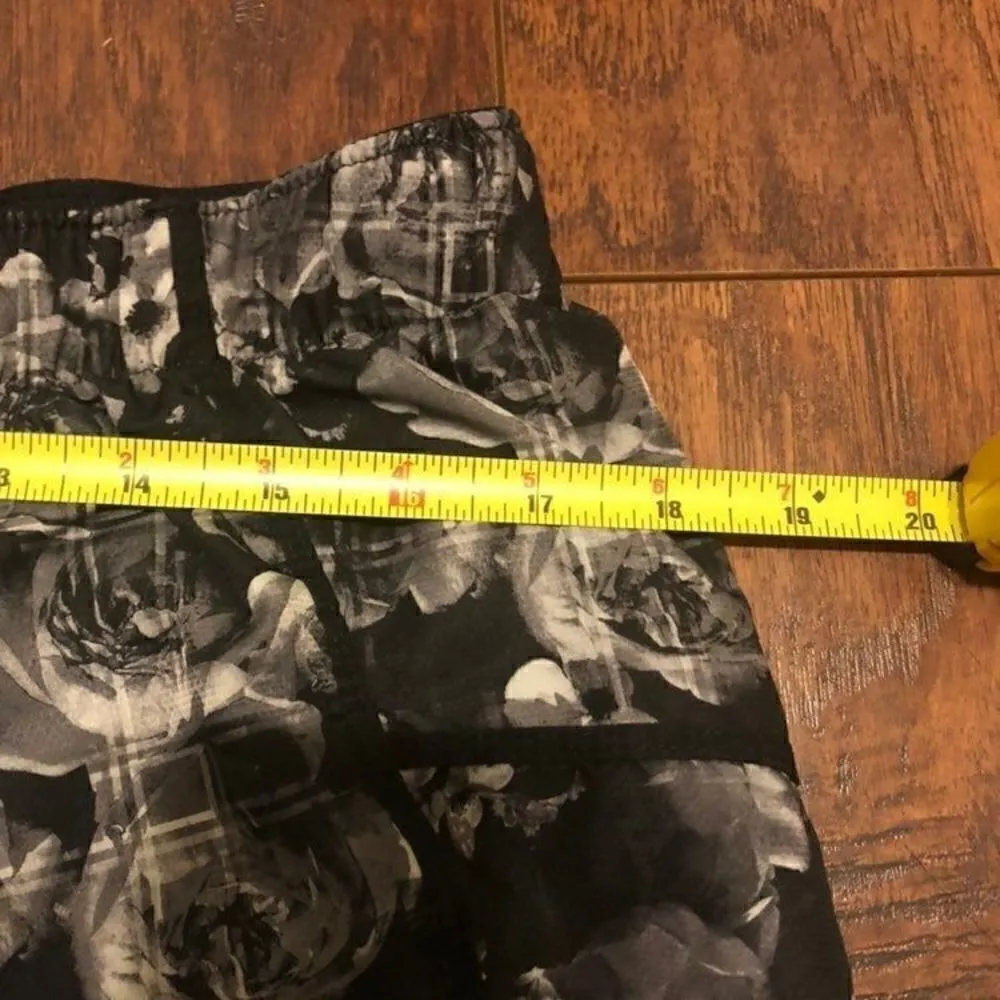 CHAMPION flowers floral print athletic running workout women M shorts - Image 9