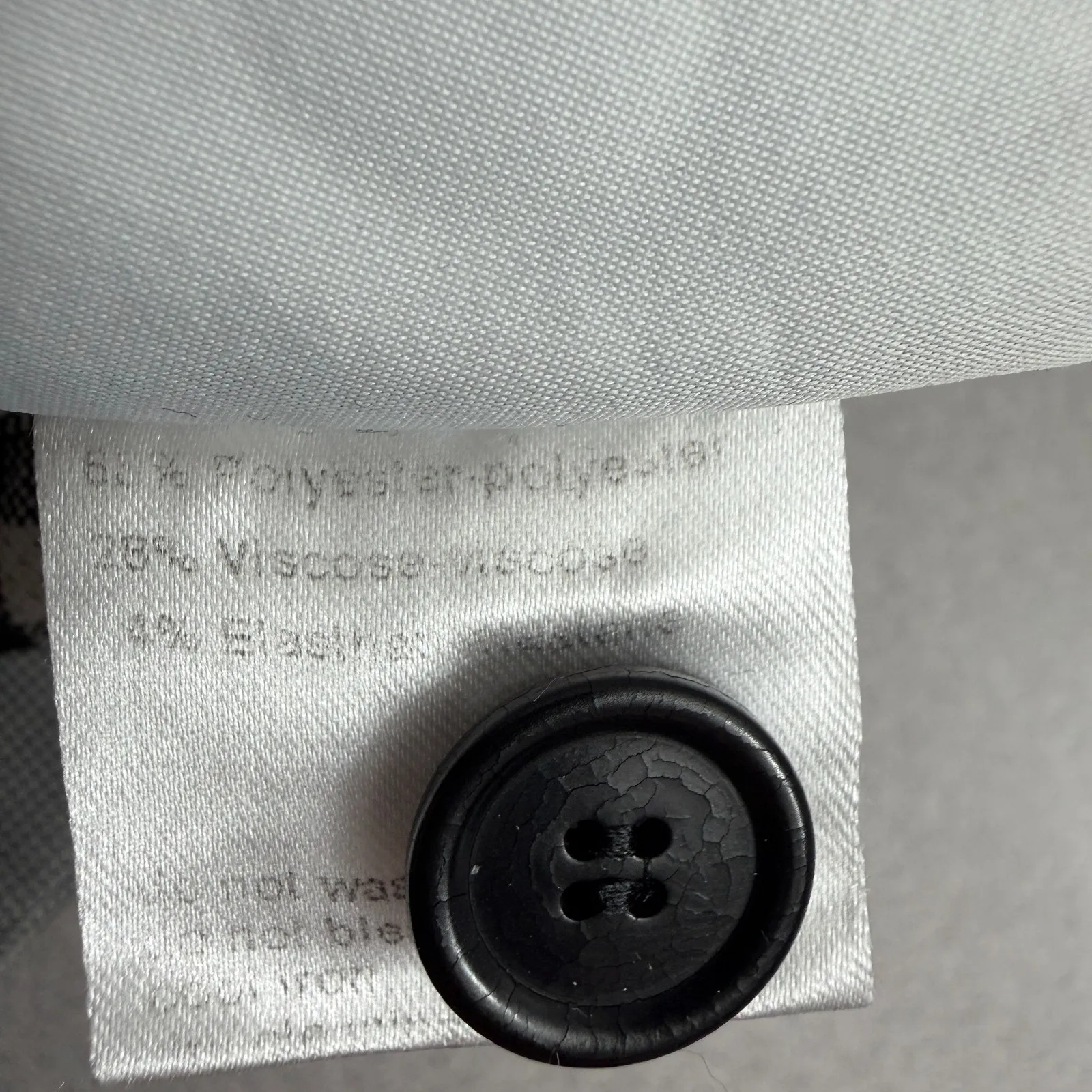 Akris Punto Saks Fifth Houndstooth Pants Womens Black White Pleated Career 30x28 - Image 9