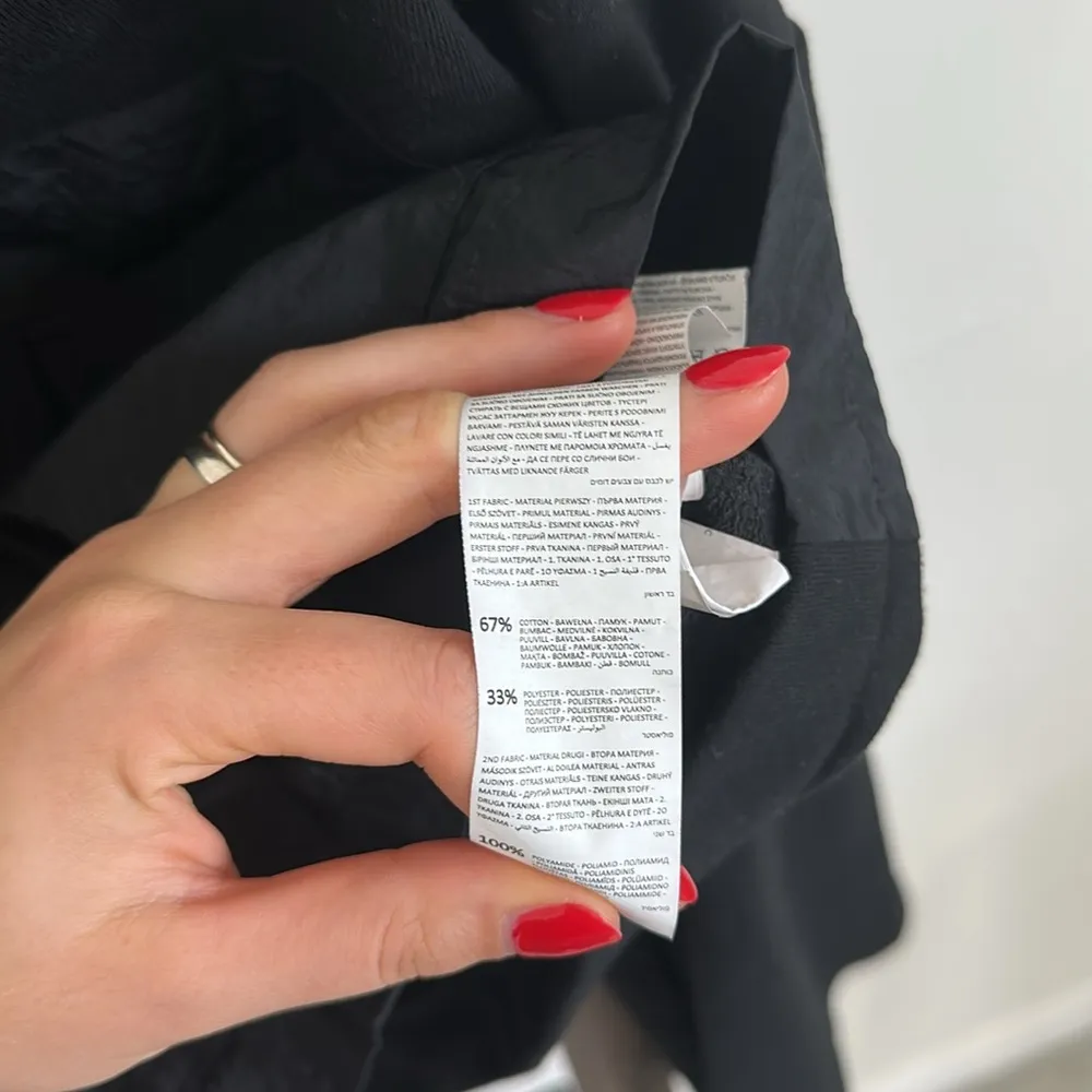 Reserved Black Women's Cropped Sweateter Oversized Small - Image 6