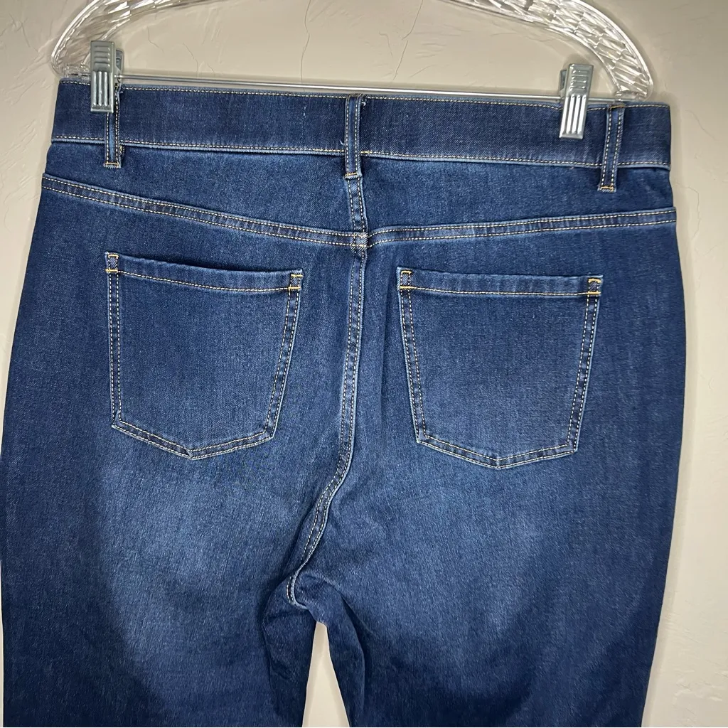 Soft Surroundings The Ultimate Pull On Bootcut Denim Jeans - Image 8