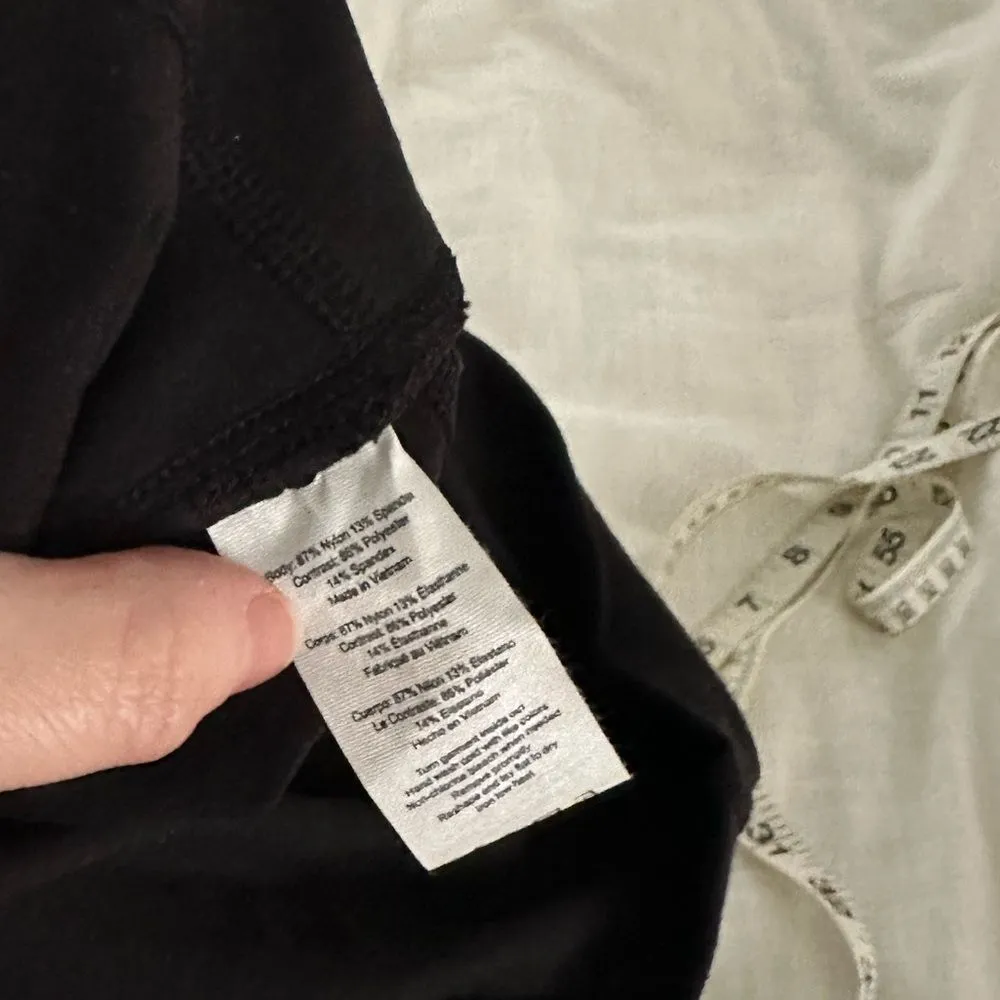 Alo Yoga Black Mesh Panel High Waisted Leggings - Image 4