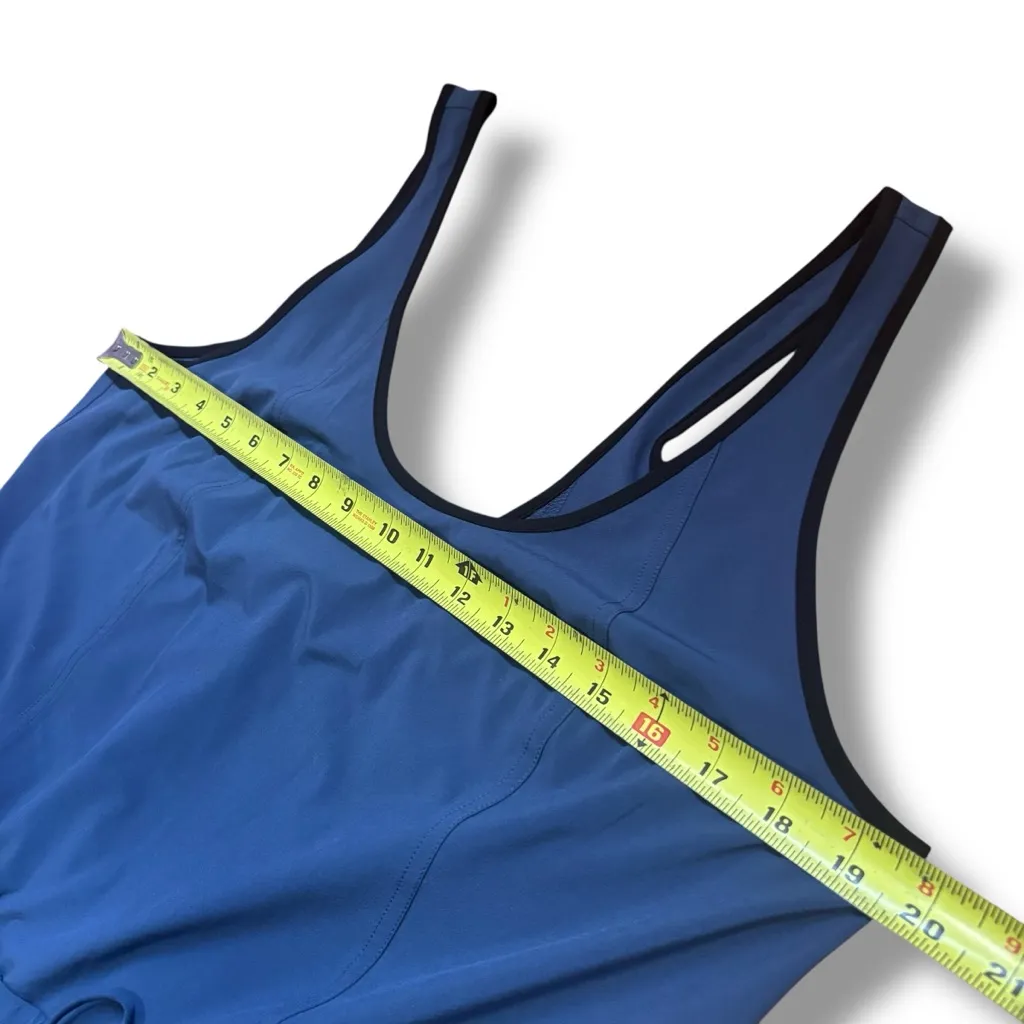 Athleta Iron Blue Unbound Workout Jumpsuit Romper Unitard – Size Medium - Image 6