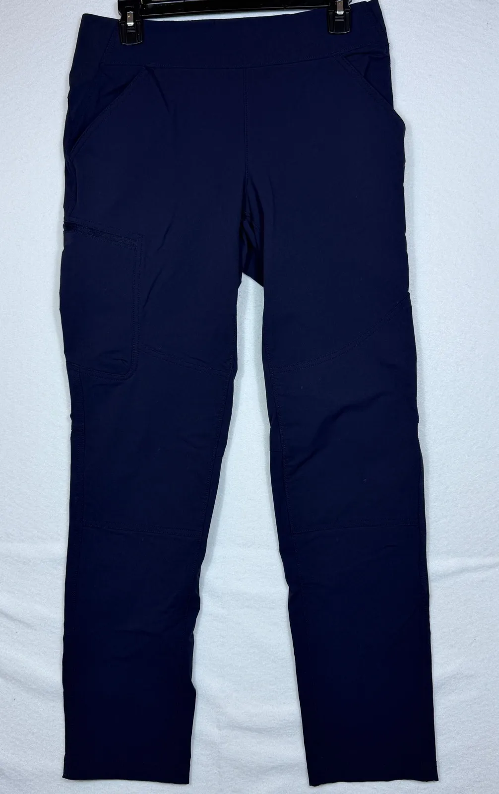 Duluth Trading Co Women's Navy Blue Cargo Pocket Hiking Pants Size 6 x 29 - Image 1