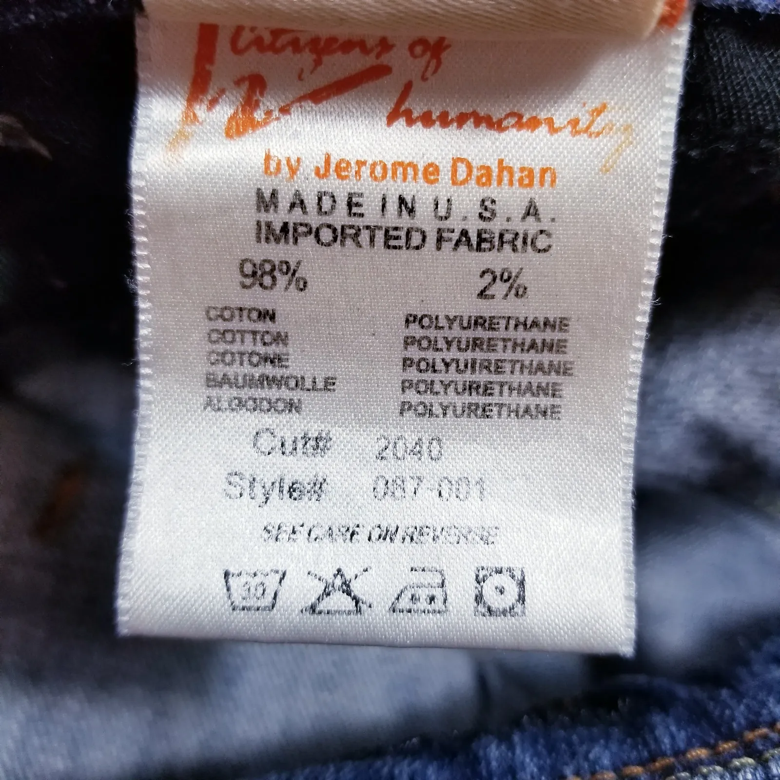 Citizen of Humanity Jeans Low Waist Full Leg Denim - Image 12