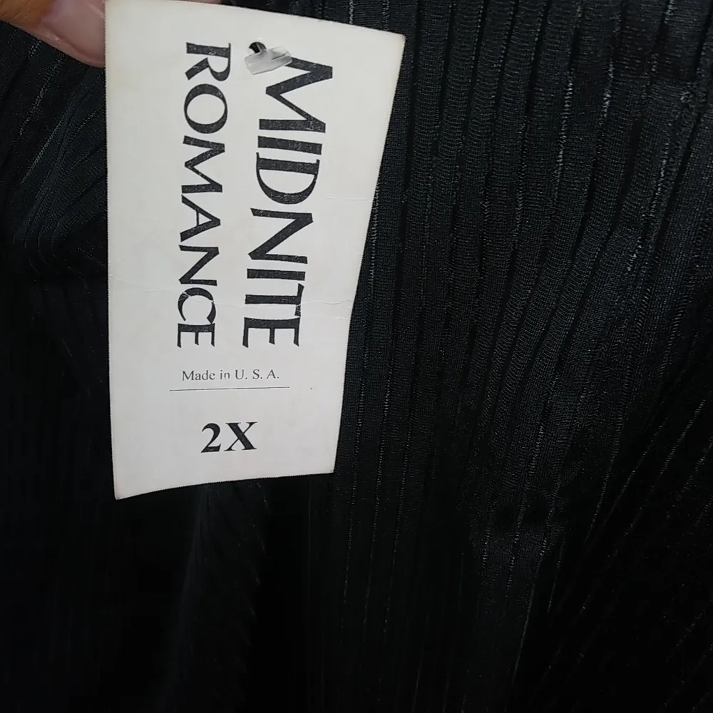 Midnite Romance 2X Black Negligee Lingerie Plus - Image 7