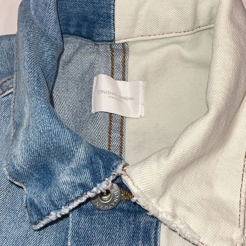 Jonathan Simkhai Jean Jacket Size XS Blue - Image 4