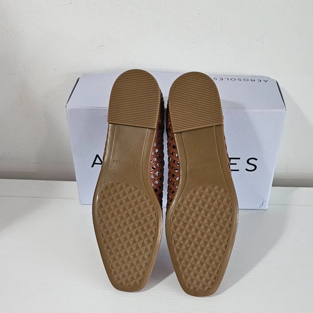 Aerosoles Nagle Perforated Loafers / Ginger Bread / Women's Size 8M - PU-338 - Image 6