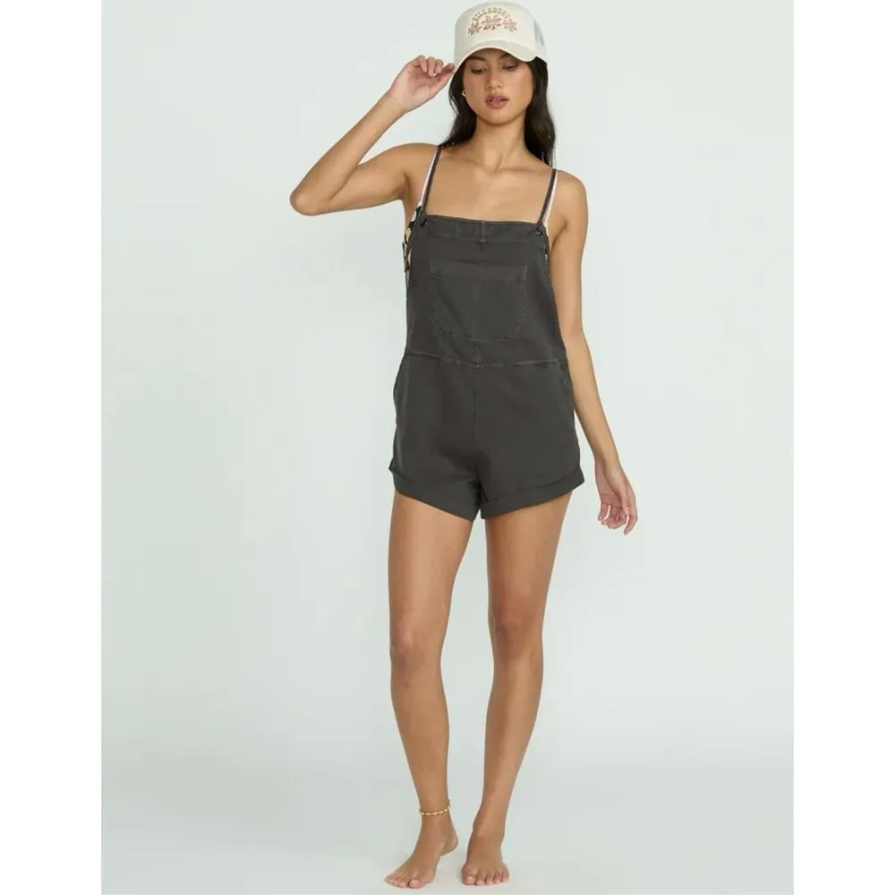 ✨Billabong Wild Pursuit Off Black Sz Medium Romper✨ - Image 3