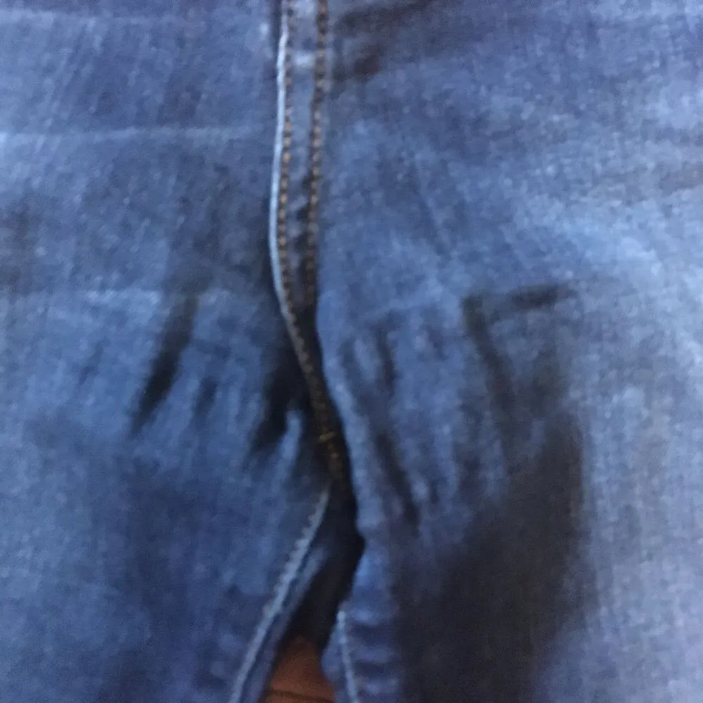 Bridge by Gly dark wash distressed high rise ankle skinny size 26 jeans - Image 2