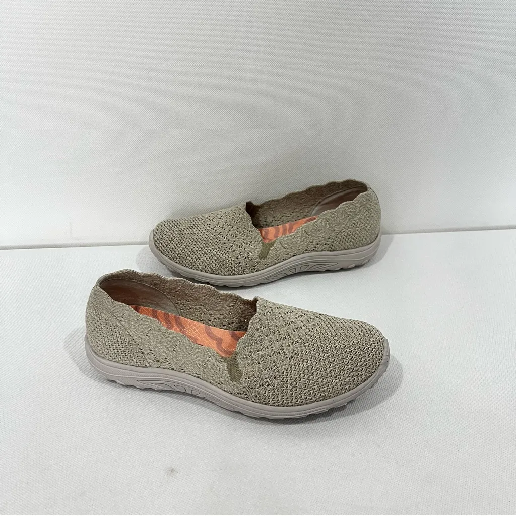 Skechers Air-Cooled Memory Foam Relaxed Fit Seager Shoes Size 6 Knit Stretch - Image 4