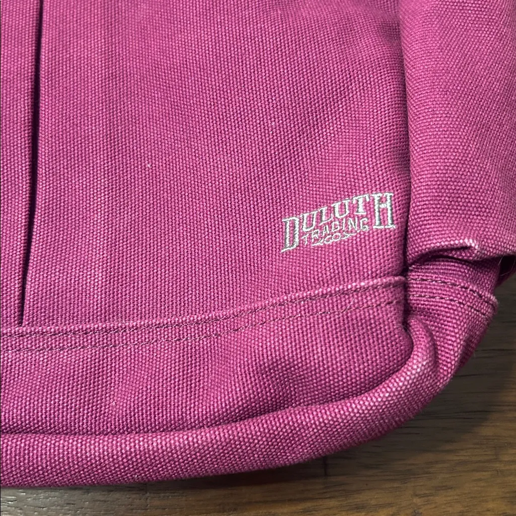 Duluth Trading Co Magenta Canvas Crossbody Bag Pink - Image 7