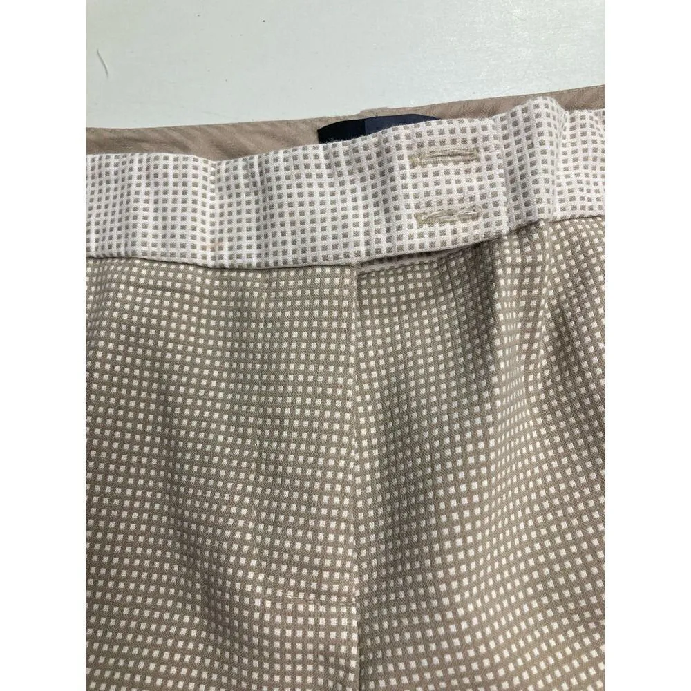 THE LIMITED Women’s Tan & White Cropped Pants Size‎ 10 Inseam 25” - Image 6