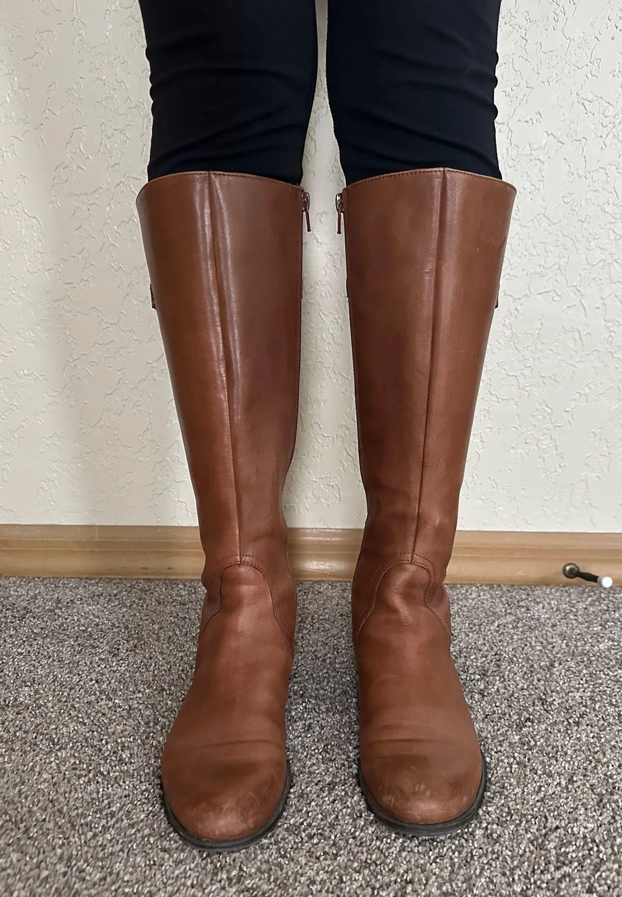 Naturalizer Boots Leather Brown - Image 5