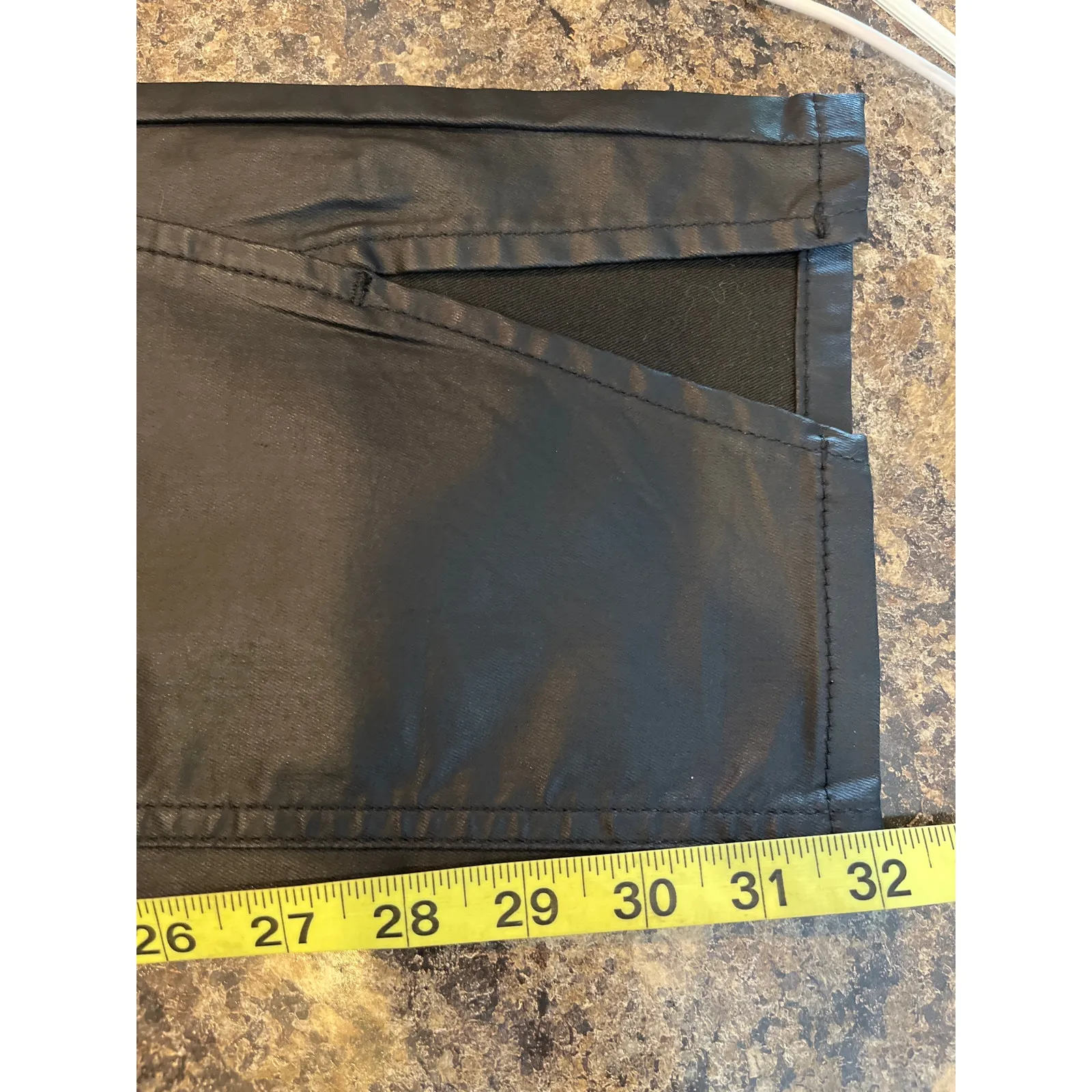 Free People x We The Free Spellbound‎ Coated Bootcut Jean in Black Size 27 - Image 10