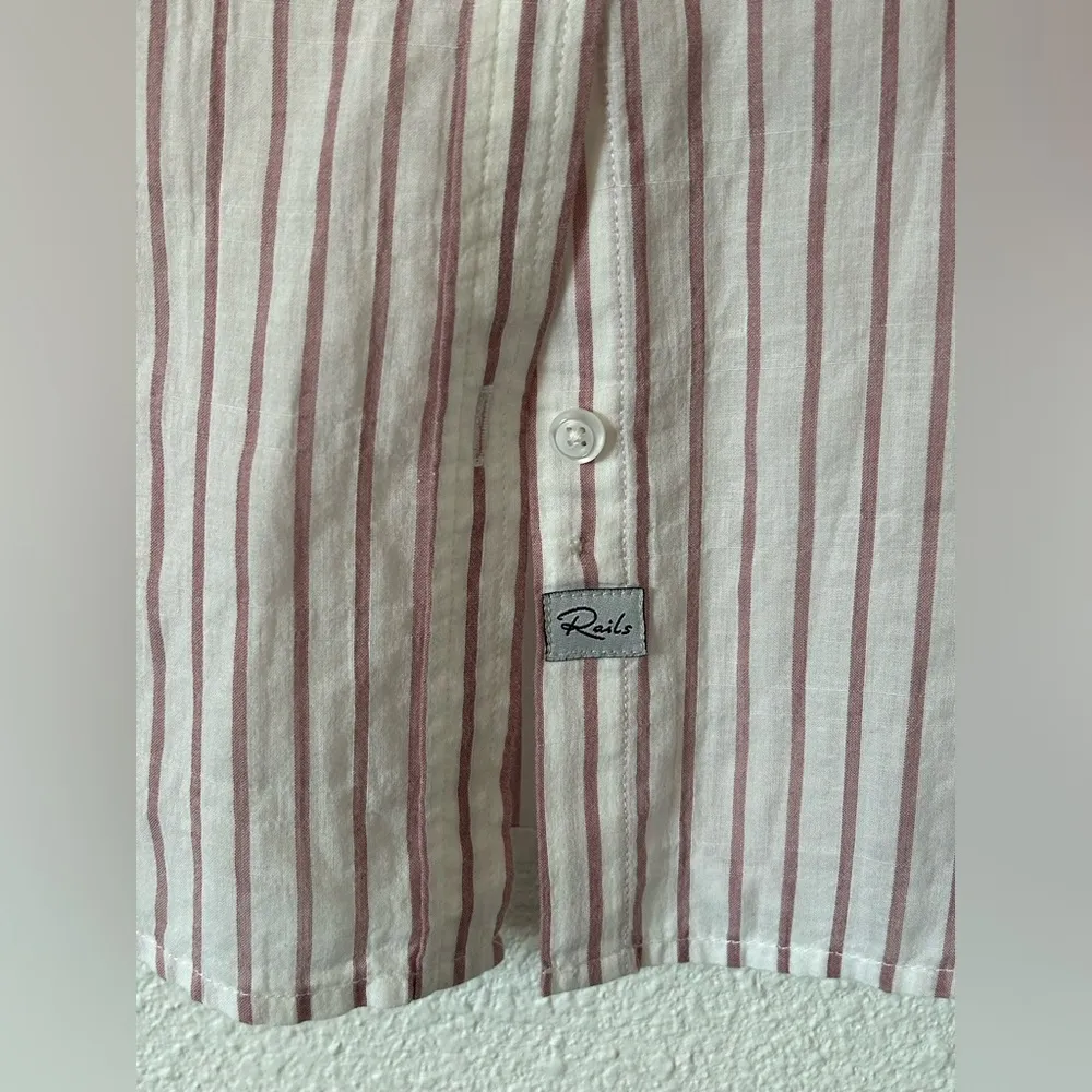 Rails Farrah Kenai Stripe Button Down Shirt Sz small - Image 5