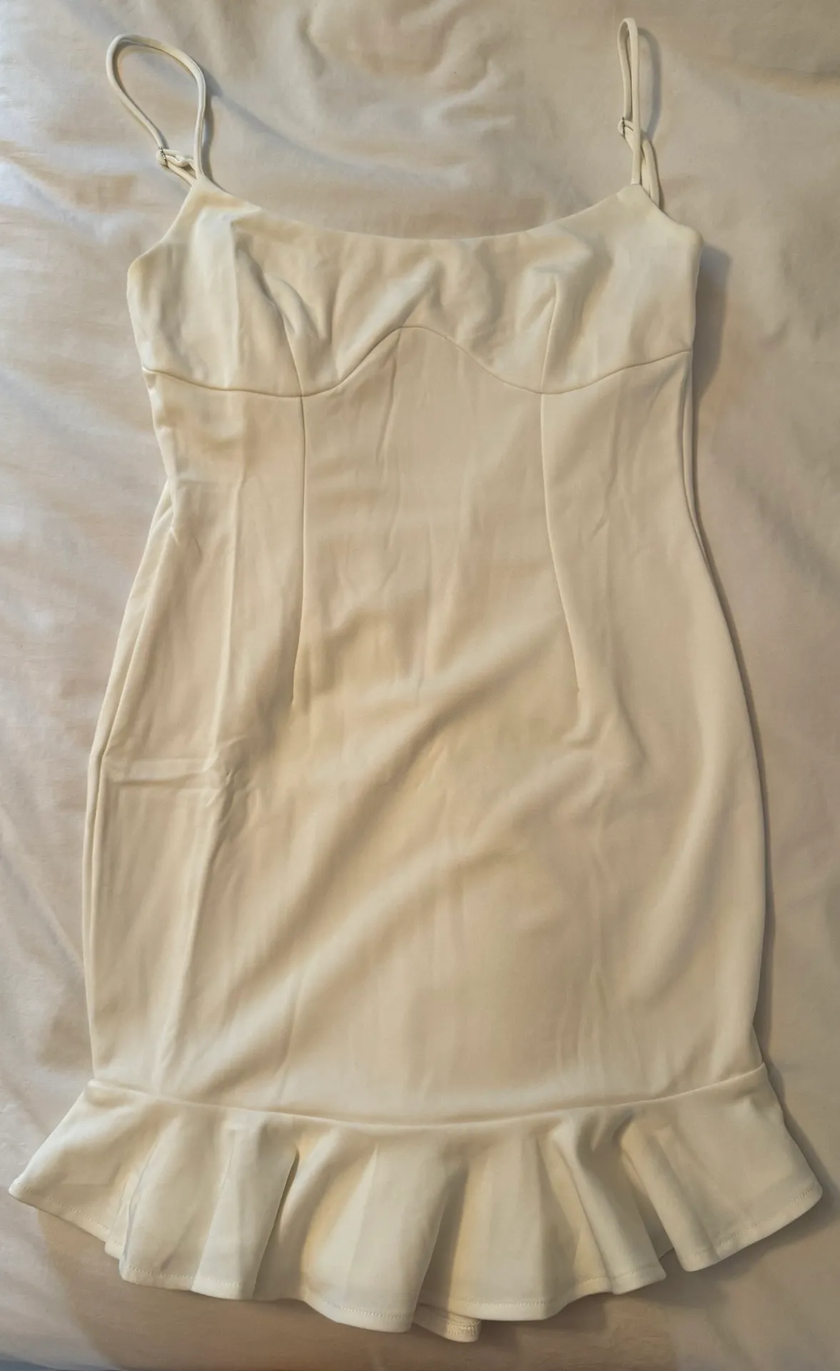 White Mini Dress - Image 2