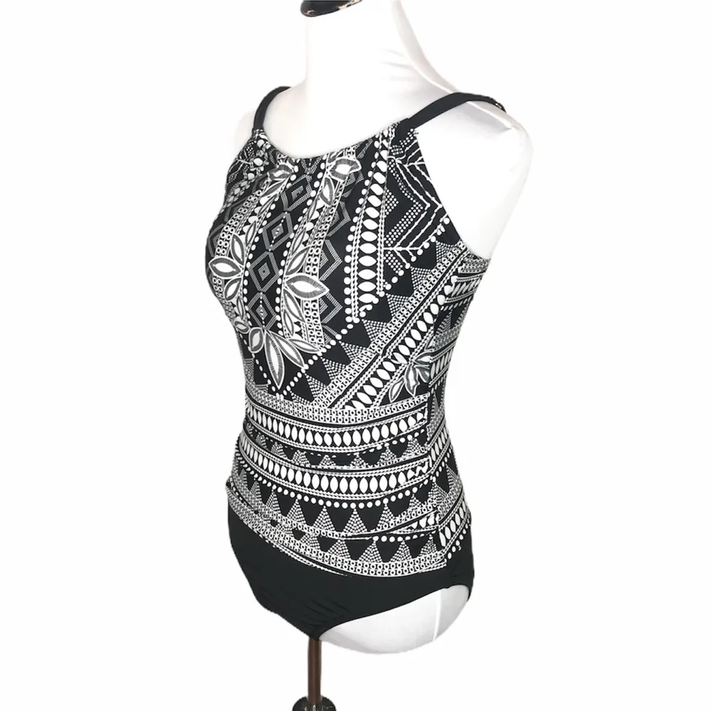 Janzten Dalia's Garden High Neck 1 Piece Swimsuit - Image 4