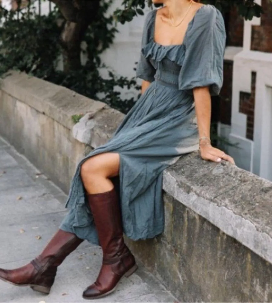 NWT Frye Melissa Belted Tall Riding Boots Size 6 - Image 3