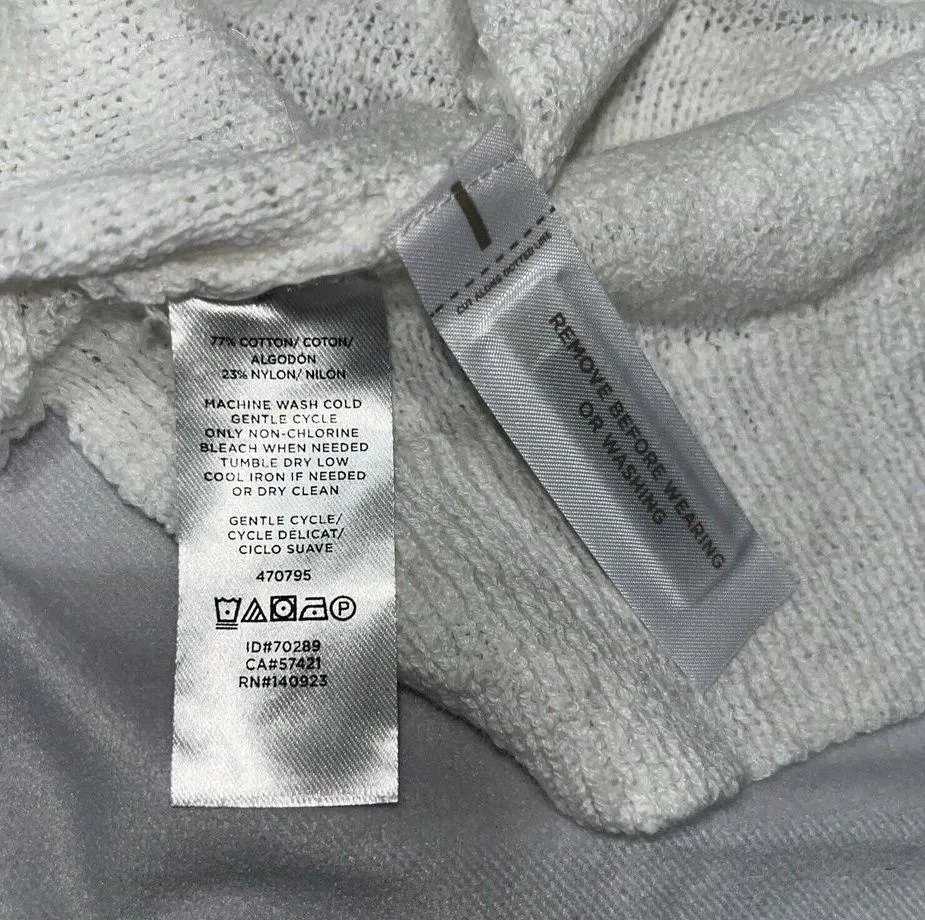 NWT XS Lou & Grey White Cotton Blend Sweater Vest Tank C4 - Image 8