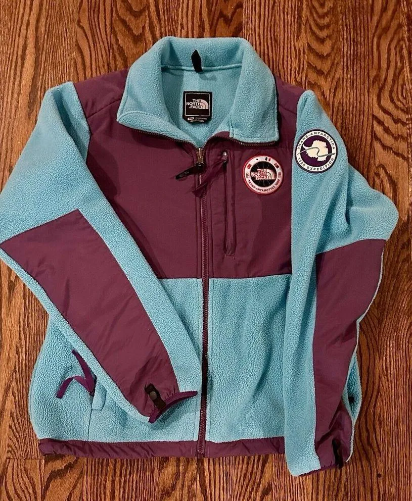 Vintage 90s The North Face Trans-Antarctica Expedition Denali Fleece Jacket Sz M - Image 2