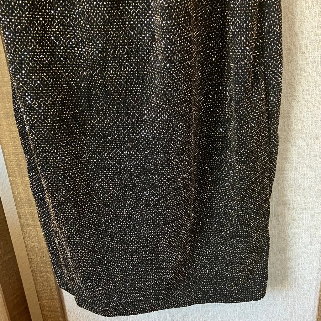 Epiphany Black Dress with Gold Sparkle large Size undefined - Image 7