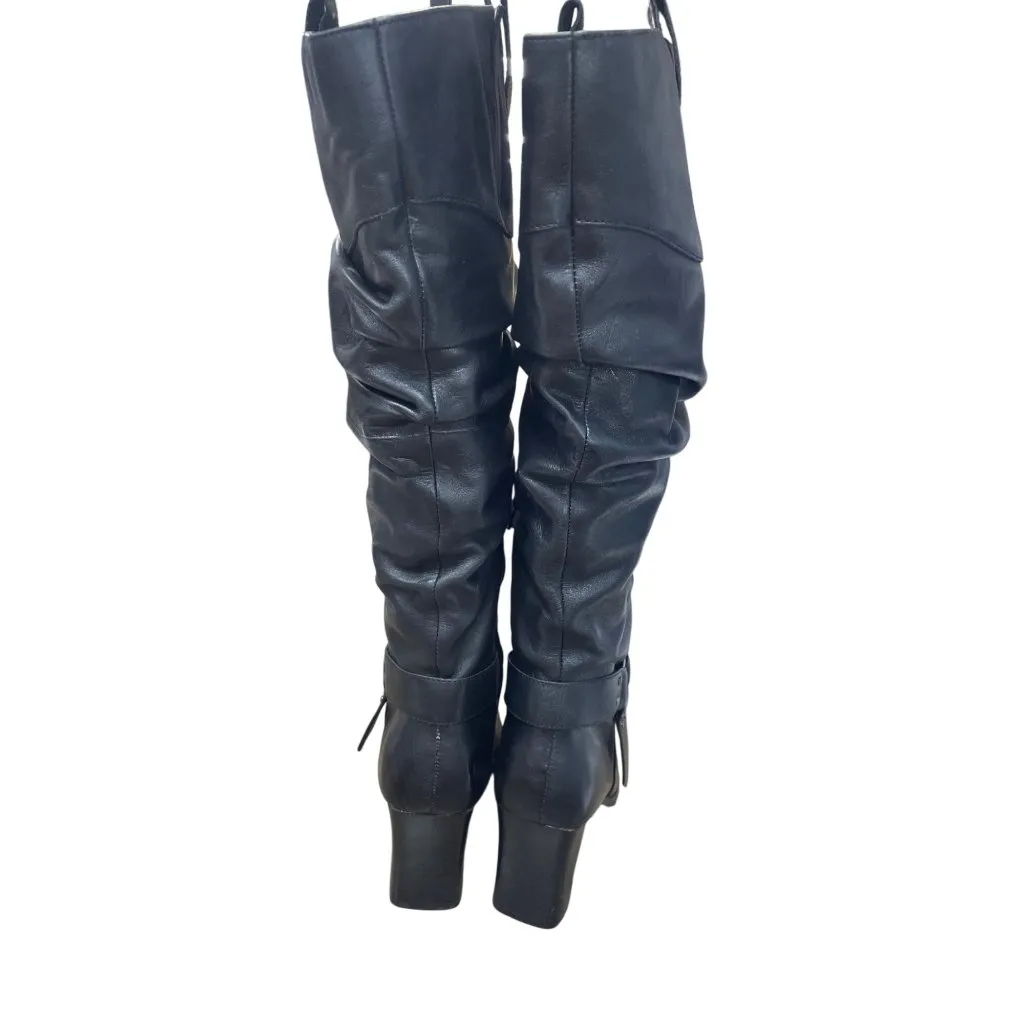 Bruno Valenti Womans Black Leather 3' Riding Equestrian Boots Sz 8.5M SKU 9567 - Image 7