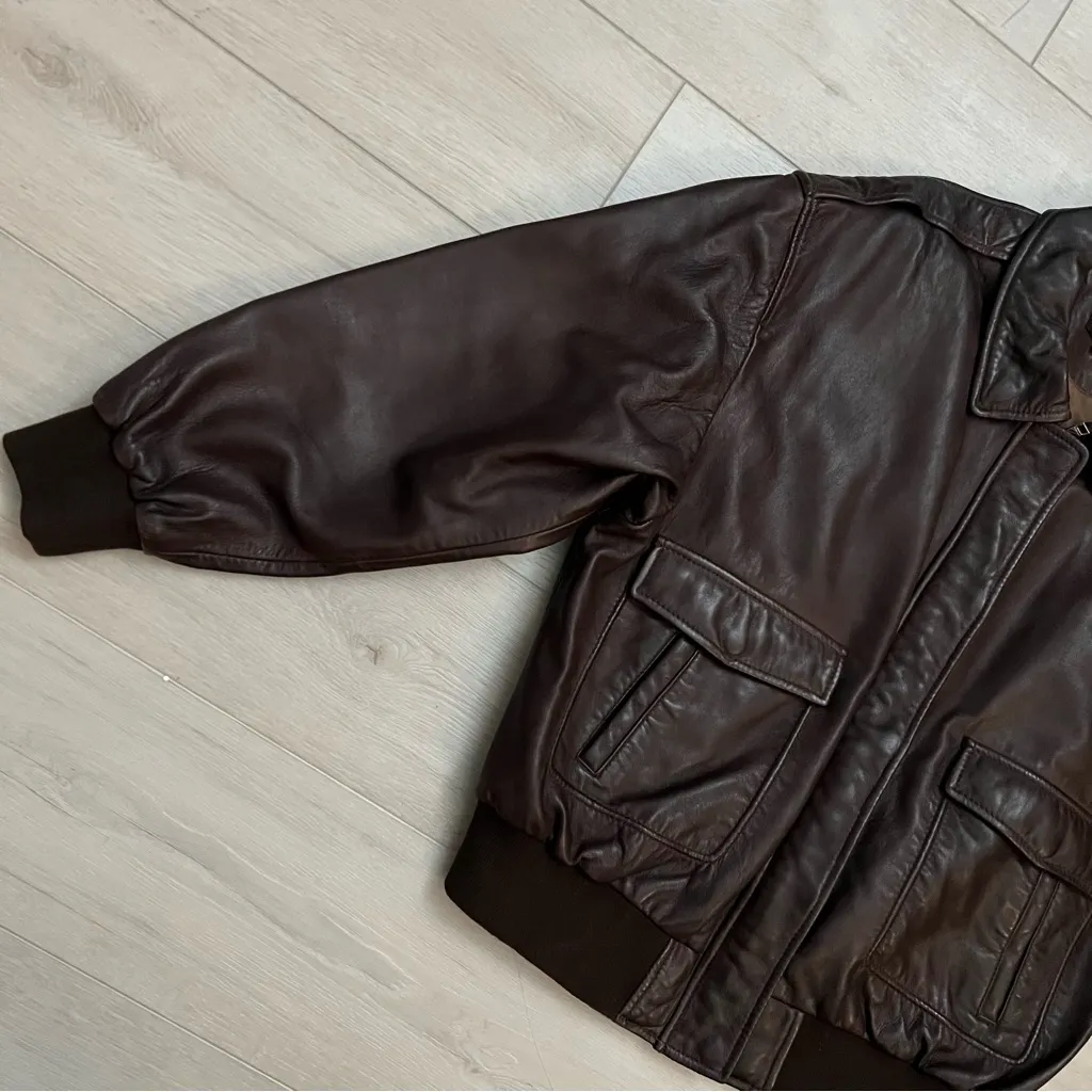 LAMARQUE Tatum Jacket in Dark Brown Size Medium - Image 7