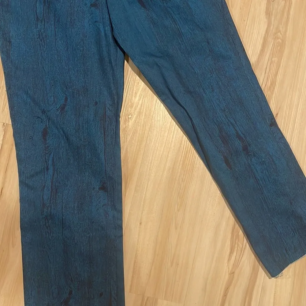 The Kit cropped Alexa jeans ocean grain denim spandex blue jeans size 4 nwt - Image 8