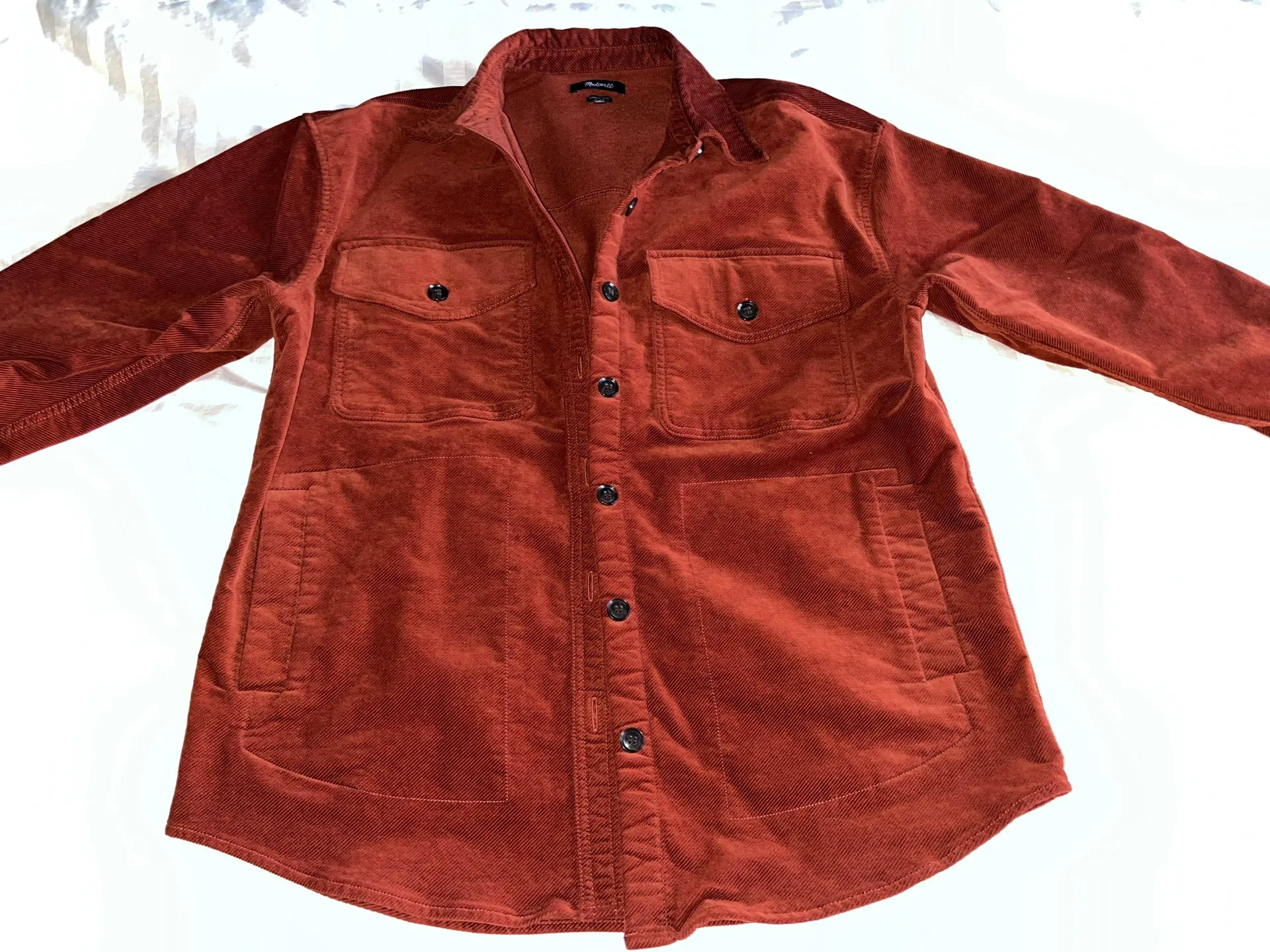 Corduroy Twill Oversized Shirt-Jacket Shacket - Image 5