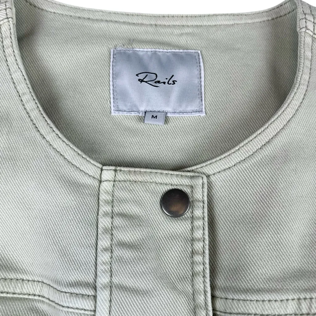 Rails Bessie Denim Romper Sage Dust Medium - Image 12