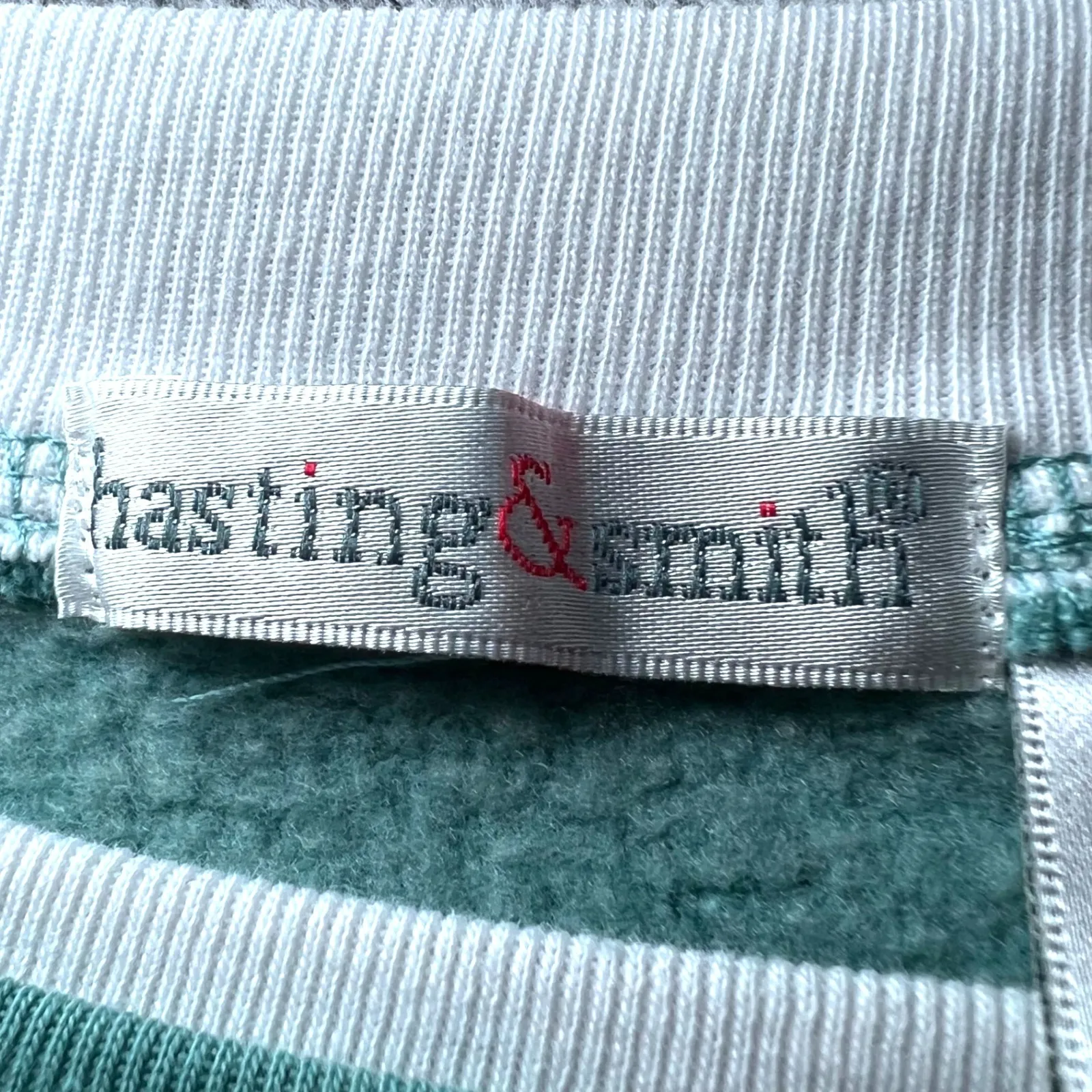 Hasting & Smith Vintage Cat Embroidered Sweater Womens XL Blue Crewneck Layered - Image 6