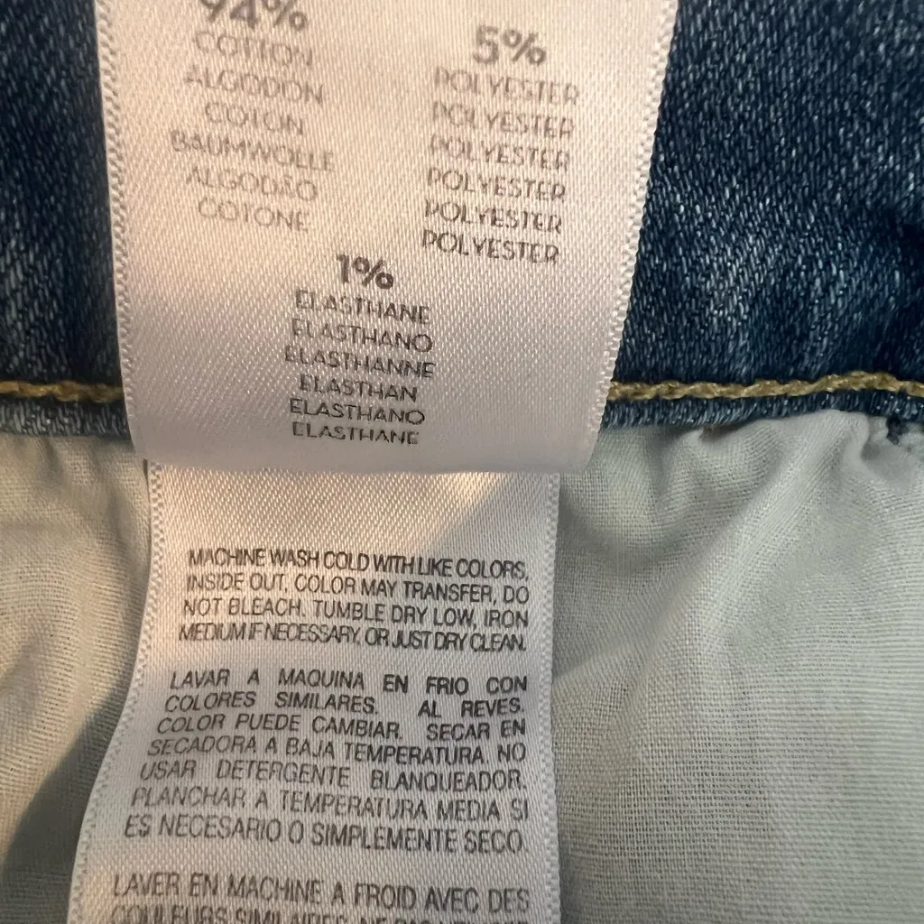 Mother Jeans The Seamed Swooner Hover Size 25 Blowing Kisses EUC Blue - Image 6