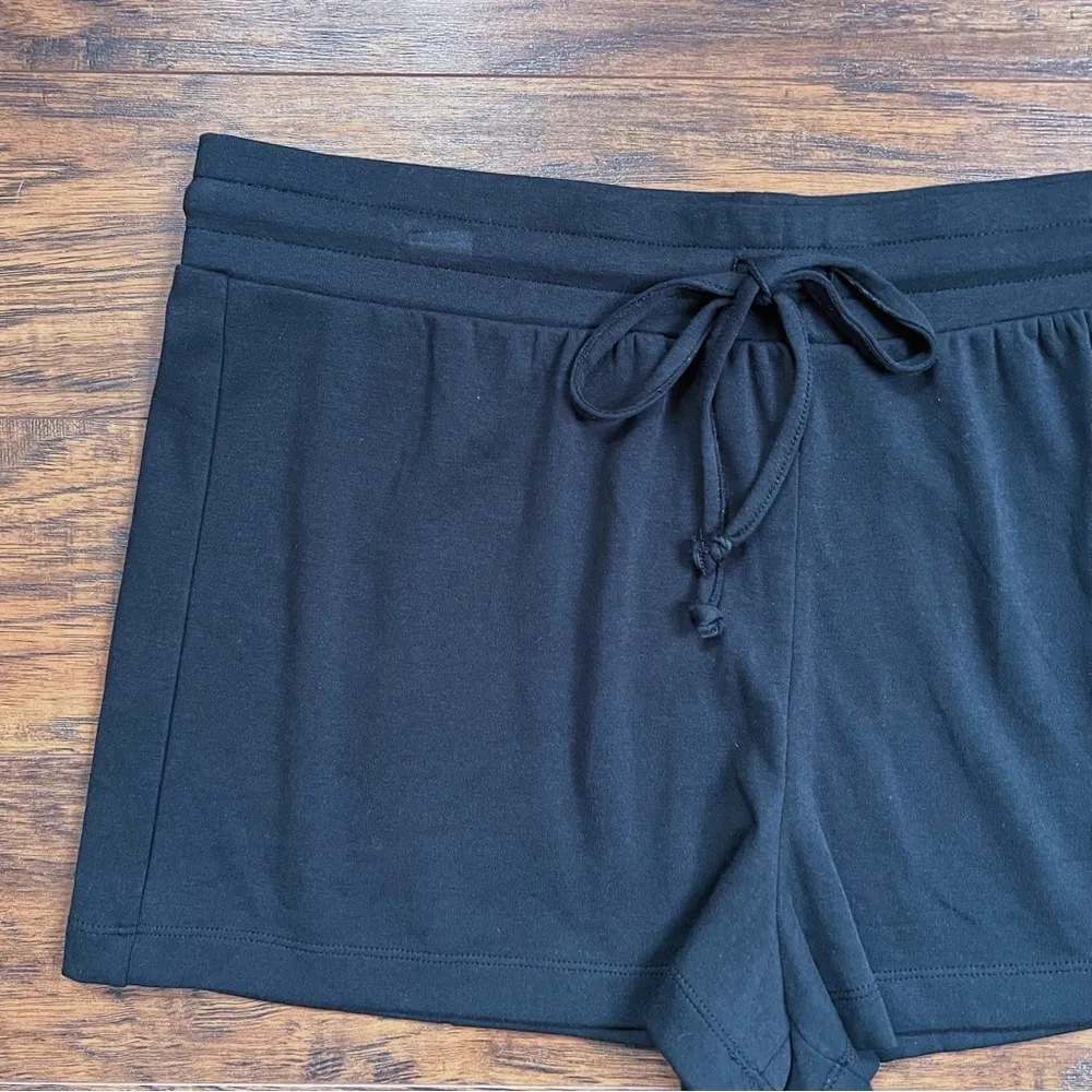 Madewell • MWL Breeze Drawstring Shorts lounge pj pajama knit True Black - Image 5