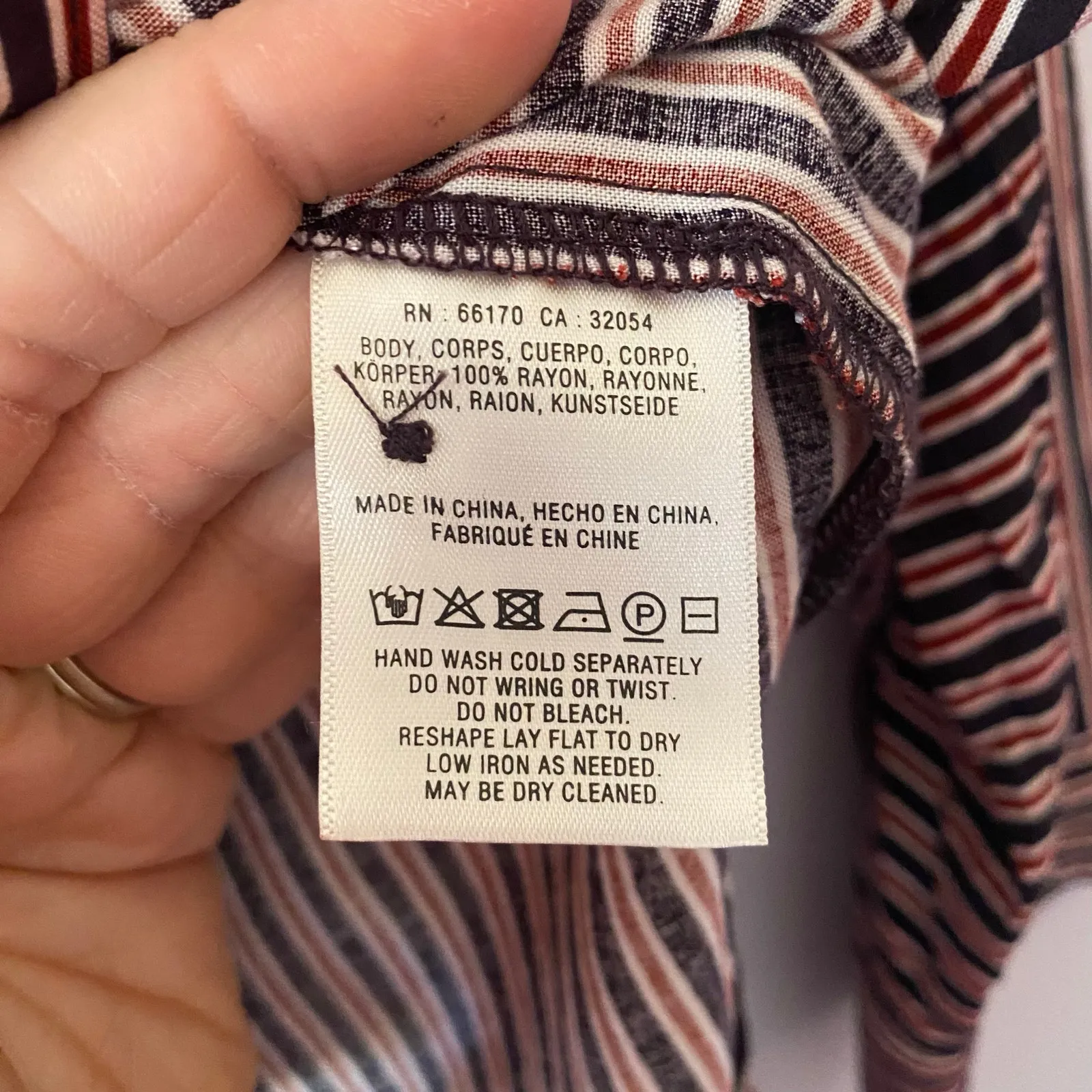 Maeve by Anthropologie Adelaide Poplin Striped Button Down Shirt Women's size XS - Image 12