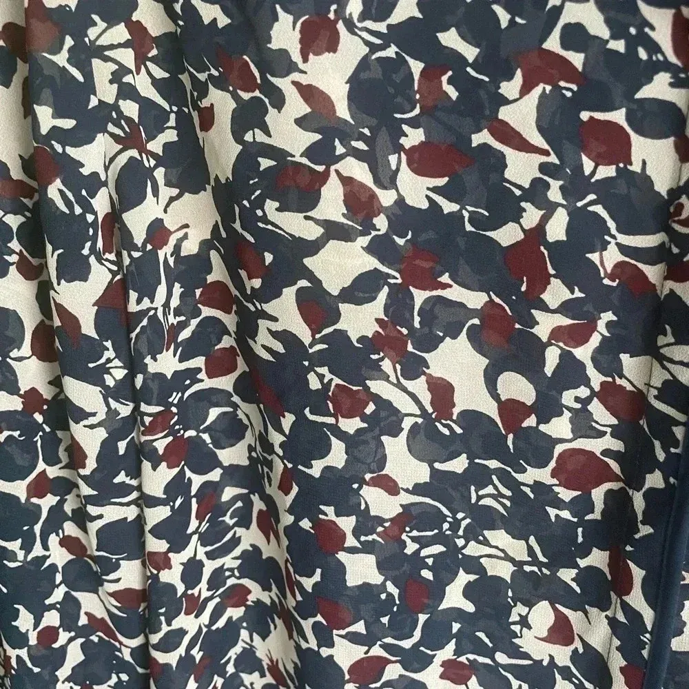 LOFT‎ CLEARANCE Sheer Blouse Large Tall Dressy Work Shirt - Image 2