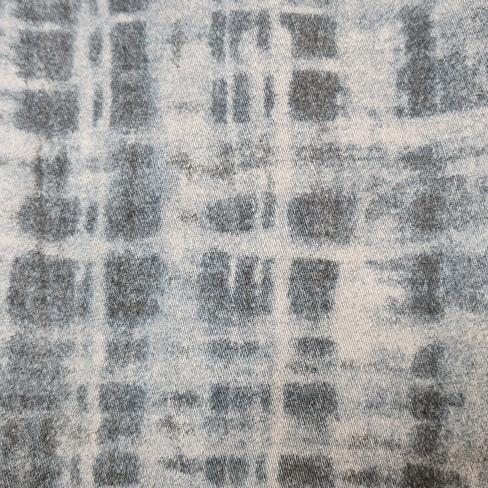 CAbi Woman’s Grid Print Blue & Gray Classic Skinny Jeans Size 2 - Image 5