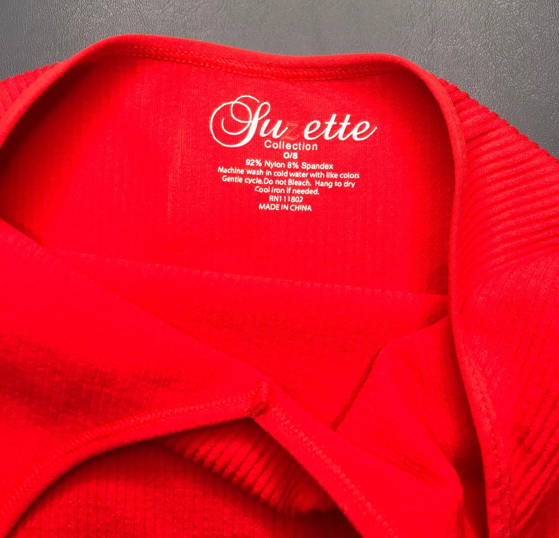 Stretch Halter Top In Red - Image 3