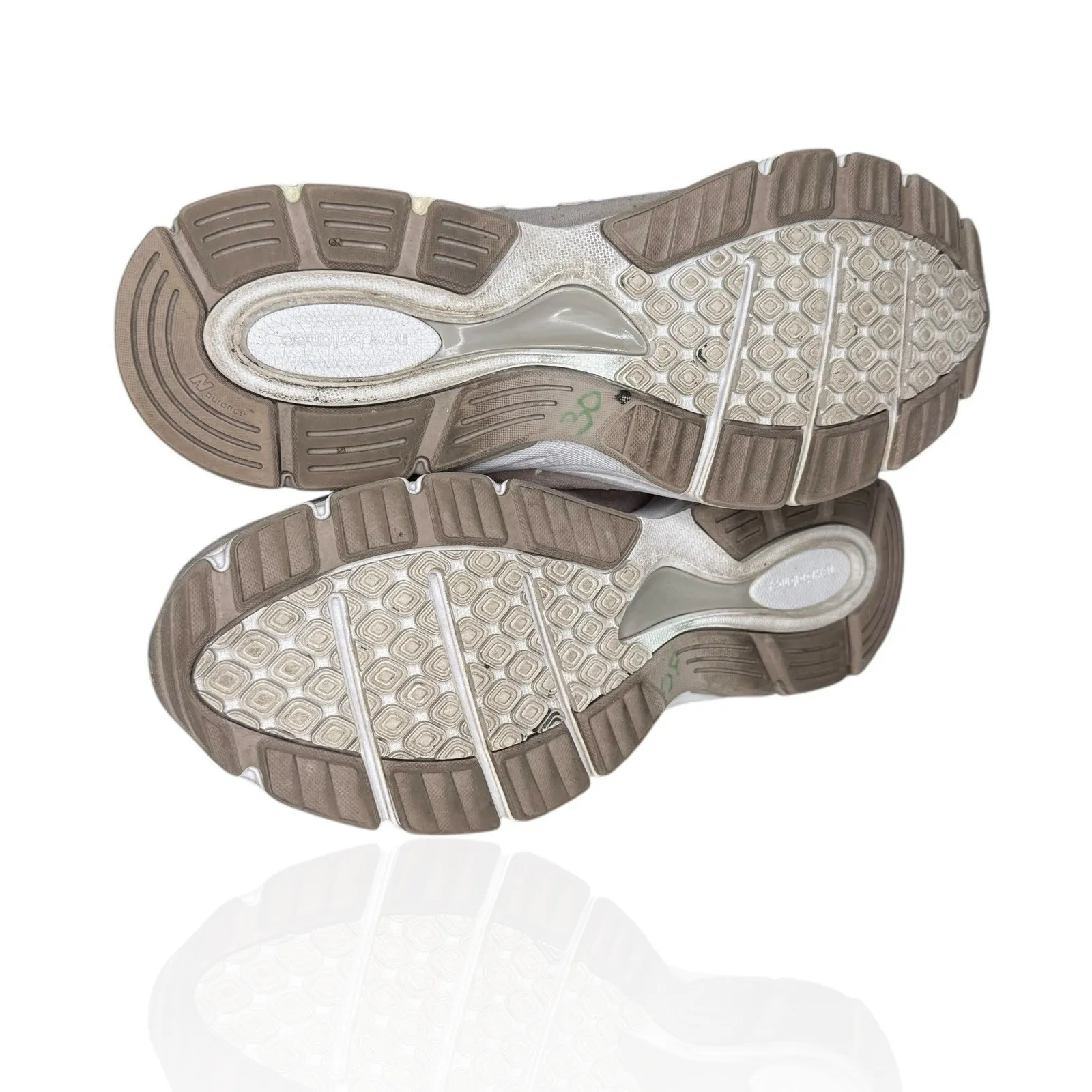 RARE New Balance 990v4 Women's Size 9 Alabaster Suede Made In USA‎ W990FA4 - Image 7