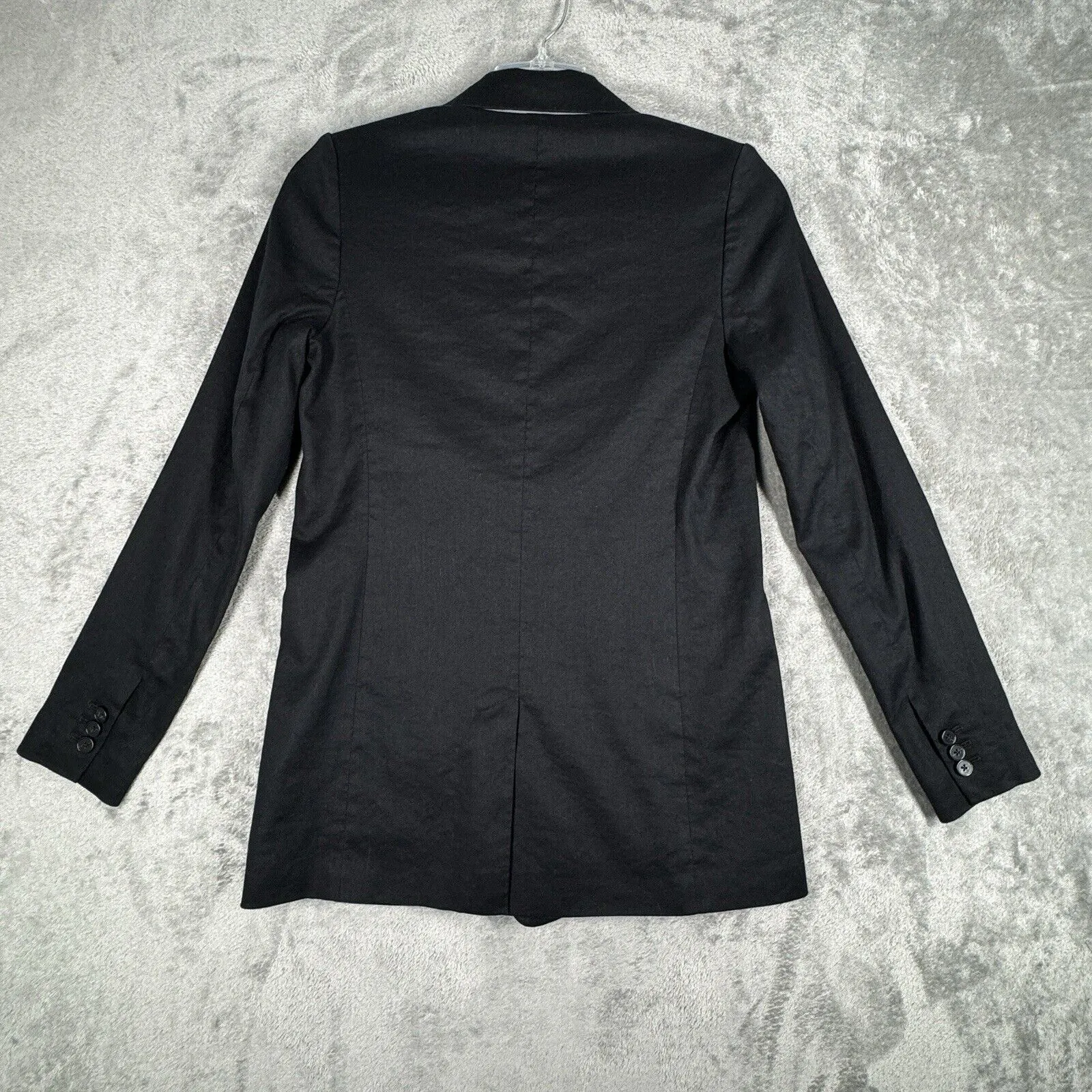 Banana Republic Blazer Womens 4 Tall Black Business Professional Preppy Academia - Image 3