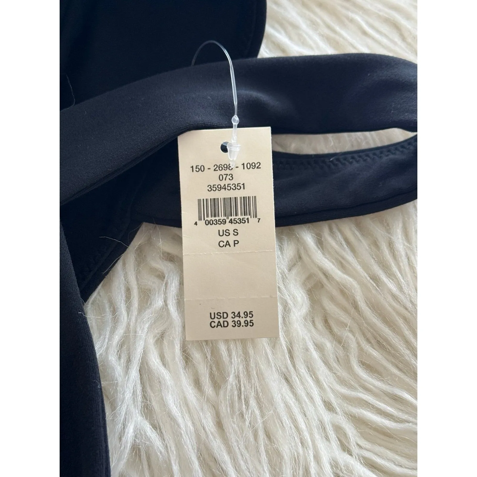 OFFLINE By Aerie Real Me Xtra Square Neck Sports Bra Black Size Medium - Image 9